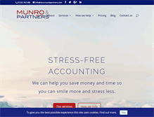 Tablet Screenshot of munroandpartners.com